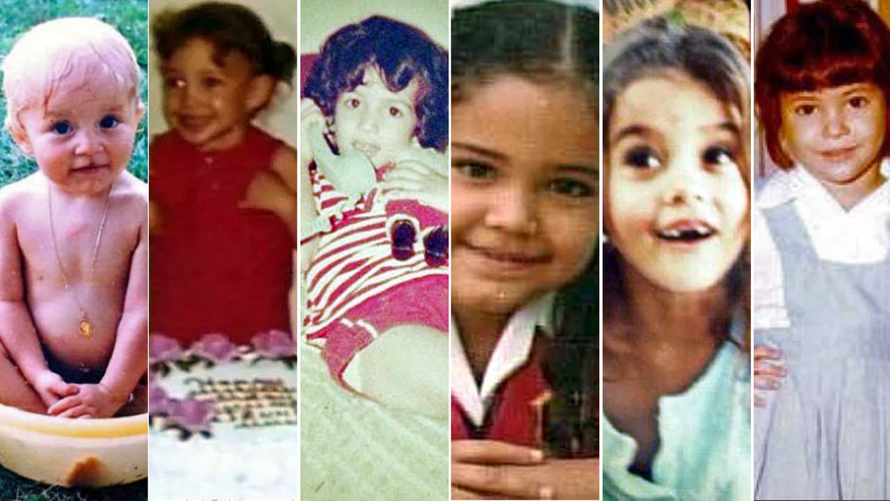 ¡Tiernas y adorables! Échale un vistazo a esta bella recopilación de imágenes de algunas famosas cuando eran unas encantadoras pequeñitas.