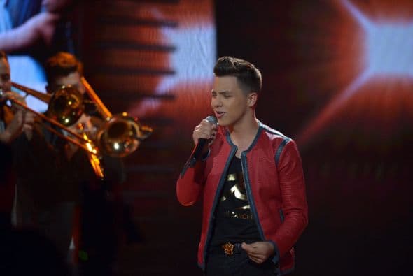 El joven cantante se veía súper emocionado.