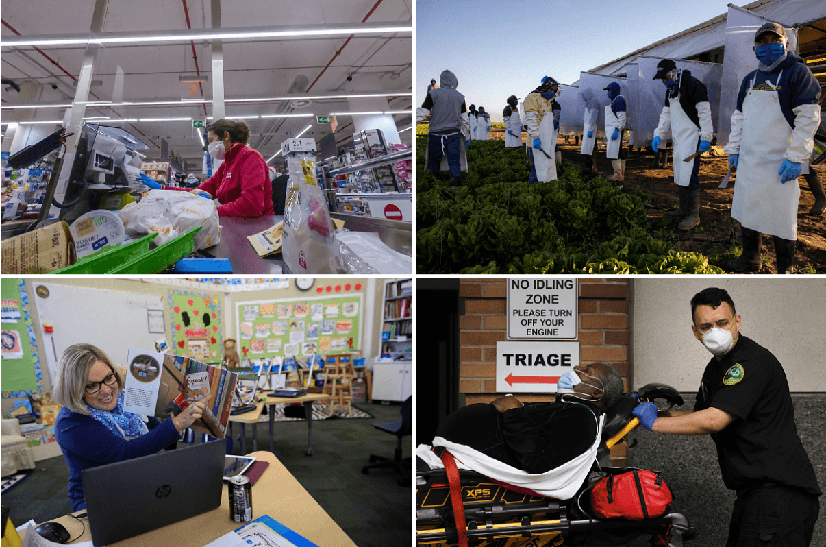 Maestros, trabajadores de supermercados y agricultores ya son elegibles para recibir la vacuna en Los Ángeles
