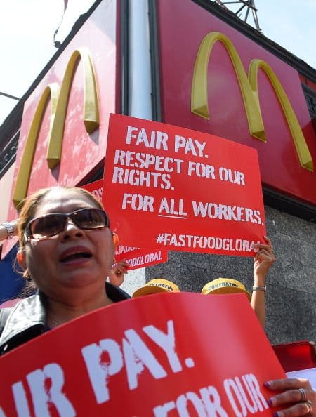 Los trabajadores anunciaron que, el 15 de mayo, harán una huelga que se extenderá a establecimientos de McDonald's, Burger King y KFC en 150 ciudades de EEUU.