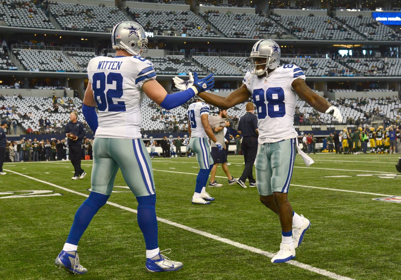 Jason Witten y Dez Bryant son dos jugadores históricos para los Dallas Cowboys.