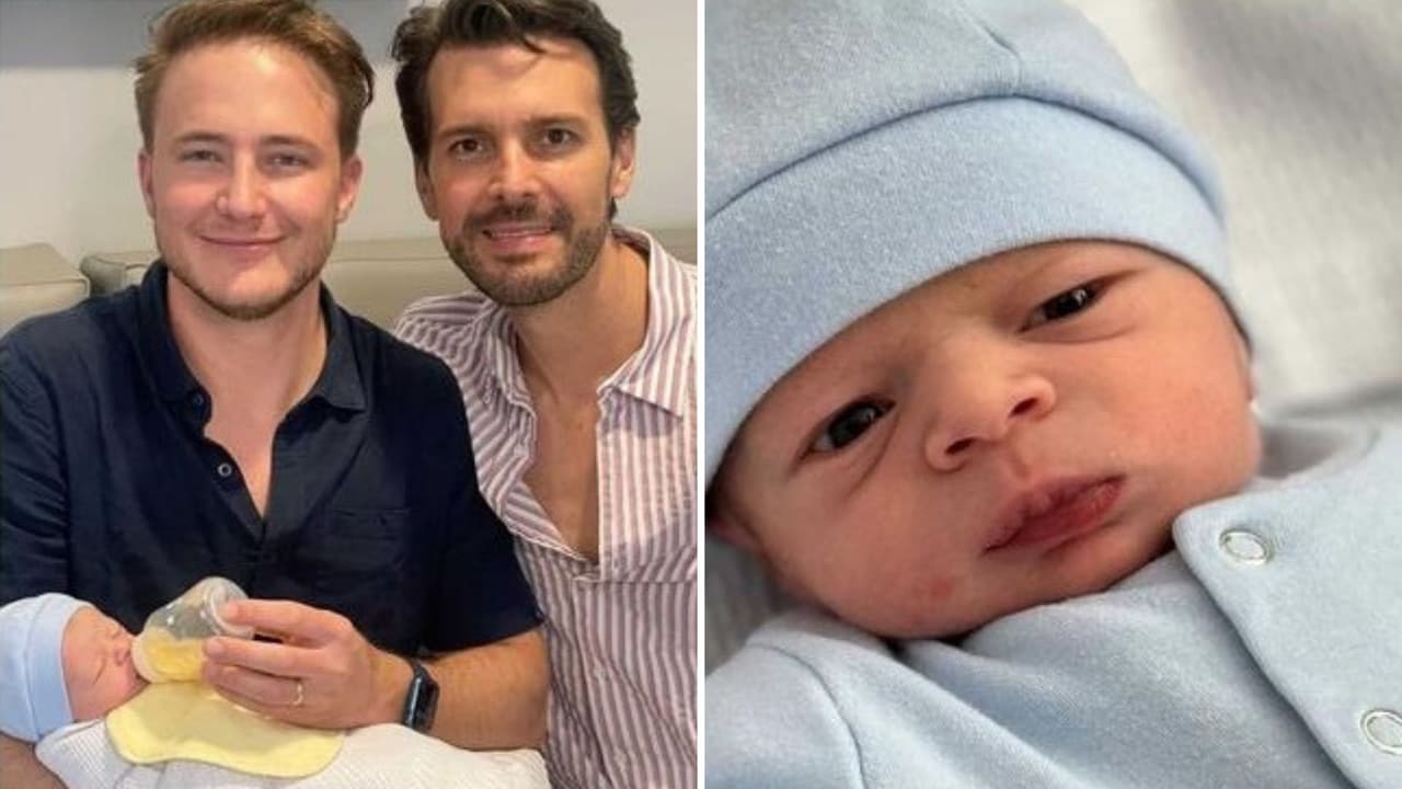 Yannick Strickler y su esposo Manuel Alonso Cárdenas dieron la bienvenida a su hijo Alonso.