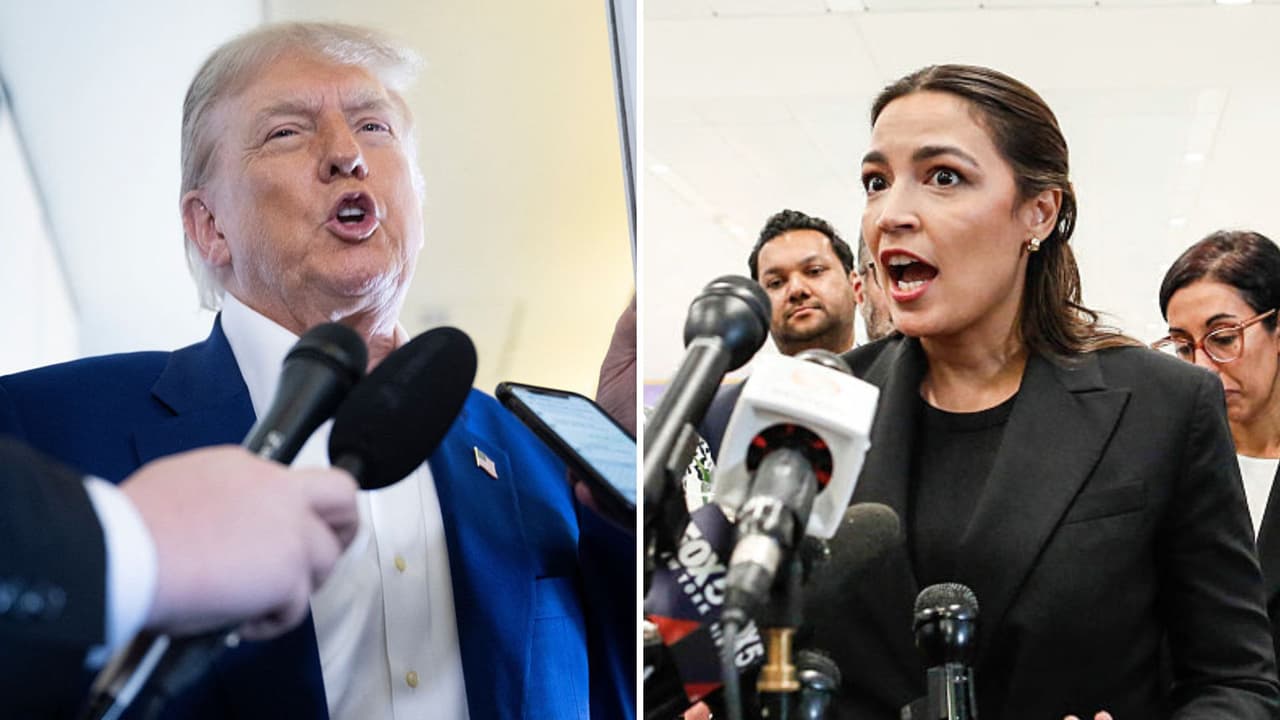 Trump llama "estúpida" a AOC tras su petición de juicio político y así le responde ella