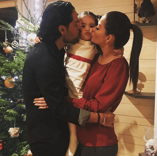 "Merry Christmas": Ana Patricia tuvo una Navidad llena de besos y amor.