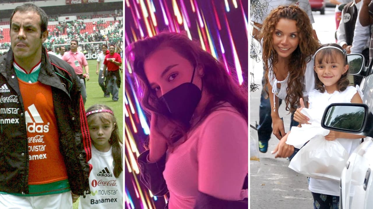 Bárbara Blanco Lago y sus papás, Cuauhtémoc Blanco y Liliana Lago