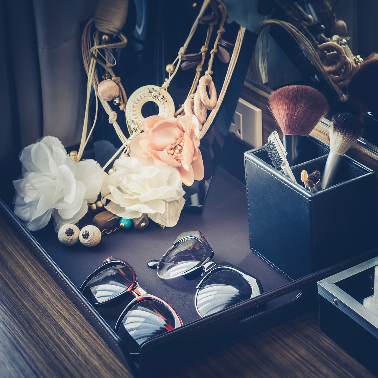 Tocador mujer accesorios