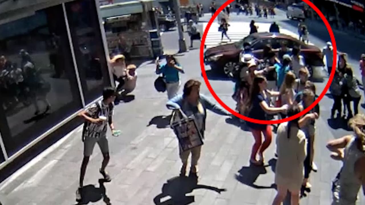 Muestran escenas del ataque con auto que arrolló a 22 peatones y mató a la joven Alyssa Elsman en pleno Times Square