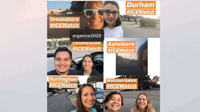 Comunidad se une para vigilar a ICE