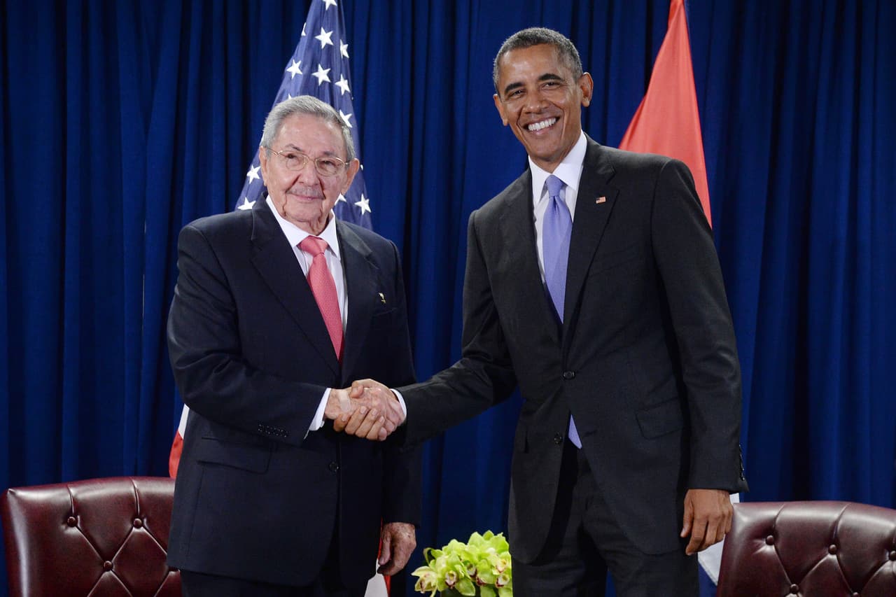 Raúl Castro y Barack Obama en septiembre de 2015 en Nueva York