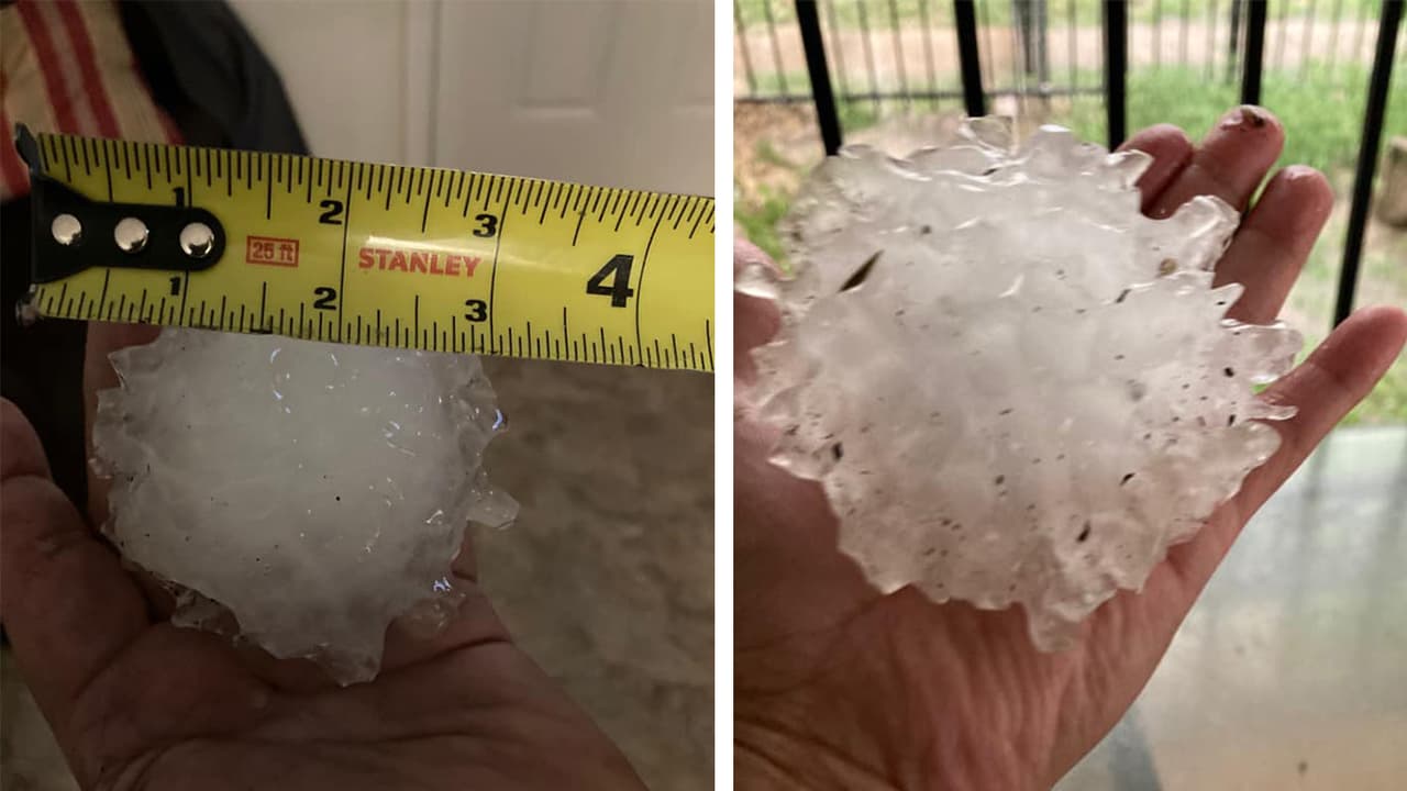 Granizo del tamaño de una pelota de béisbol impacta a San Antonio y Boerne durante tormenta severa 
