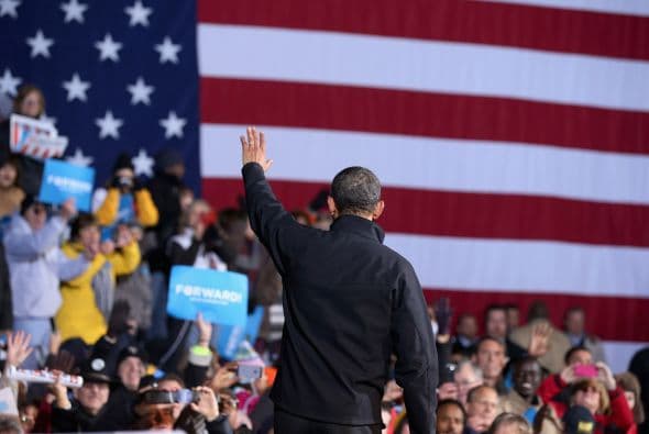 Esta mañana el presidente de Estados Unidos reconoció que tiene preparado un discurso de victoria y otro de derrota, porque, dijo, "nada se puede dar por sentado".