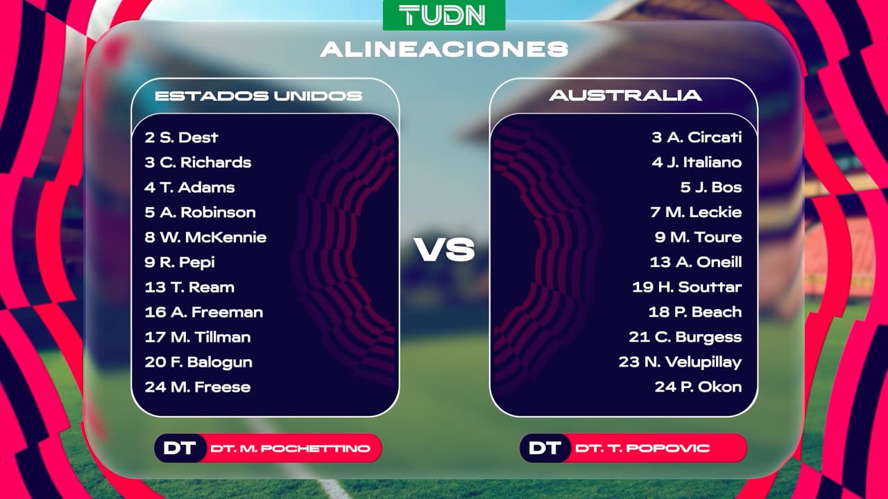 Estados Unidos vs. Australia: Pulisic es baja para el partido del Mundial en Seattle