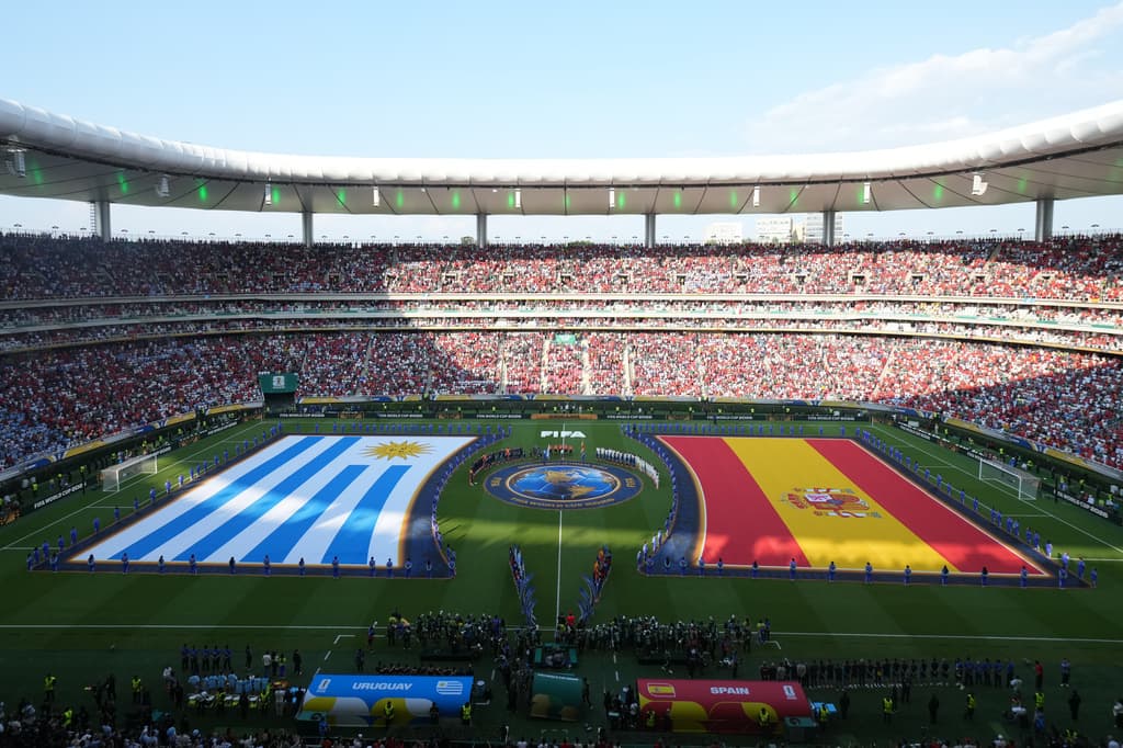 Vista panorámica del estadio en la ciudad de Zapopan, Jalisco, México.