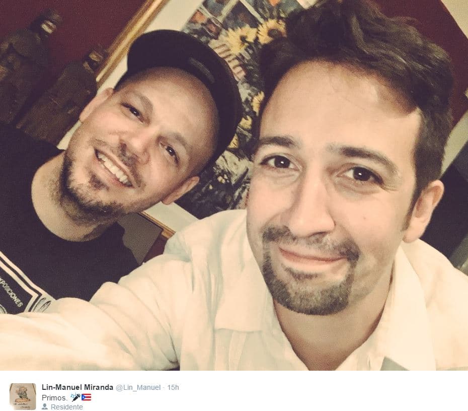 Se encontró con René Pérez (Residente Calle 13), quien también está por Puerto Rico buscando inspiración para su próxima producción musical.