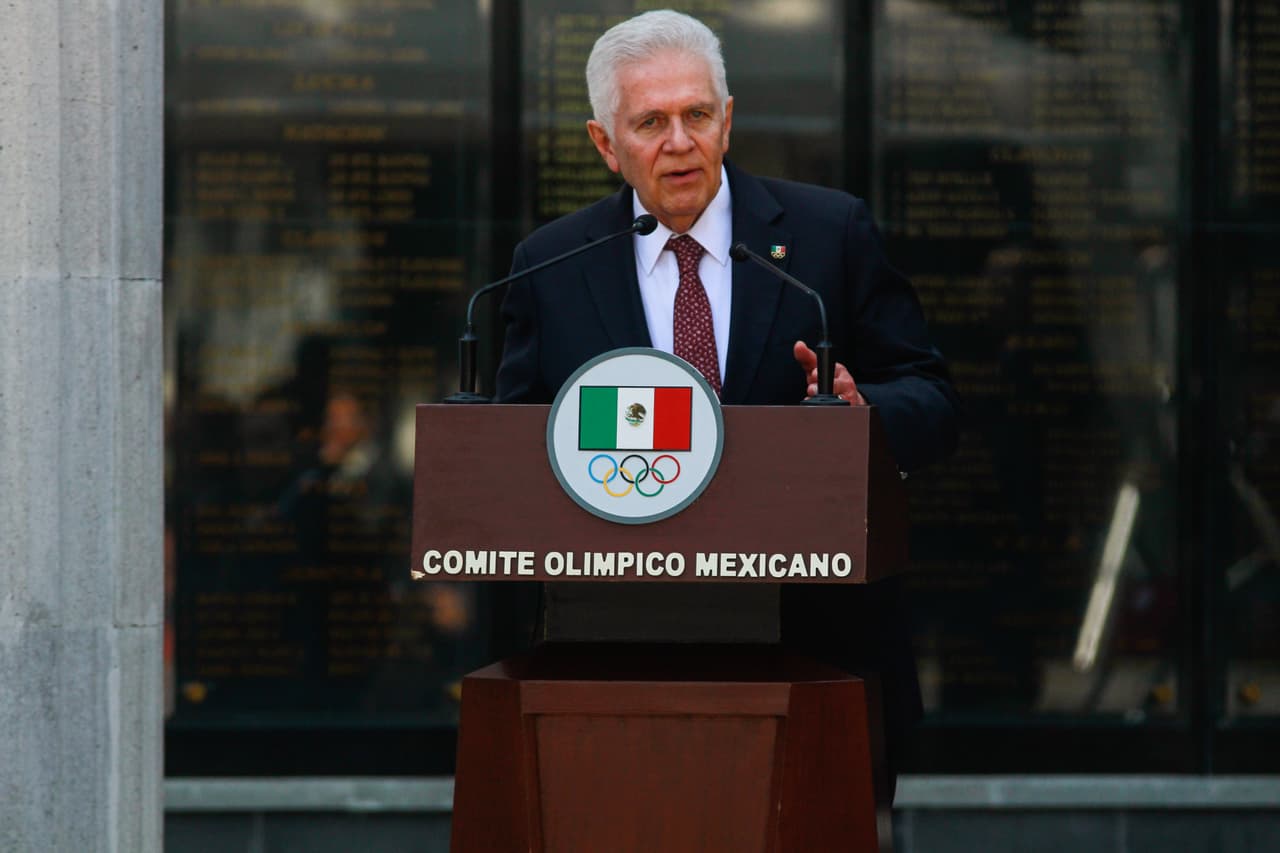 Encabezando el evento estuvo Carlos Padilla, el titular del Comité Olímpico Mexicano.