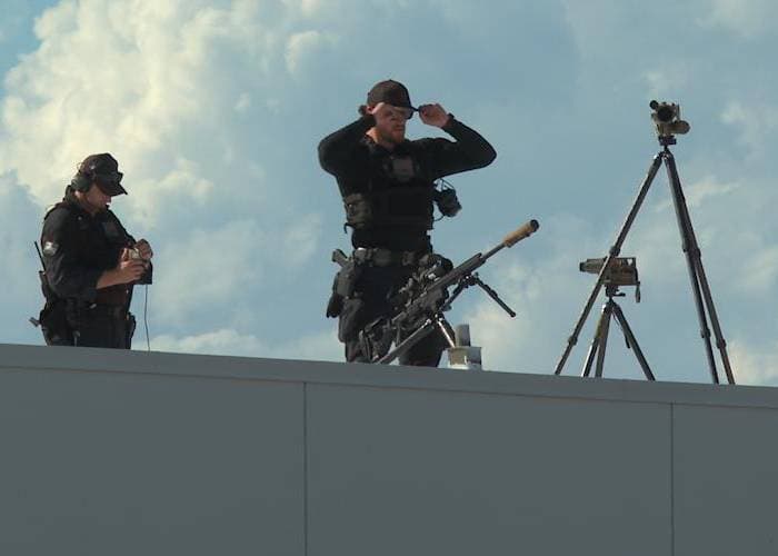 Francotiradores en el Aeropuerto Internacional Phoenix Sky Harbor.