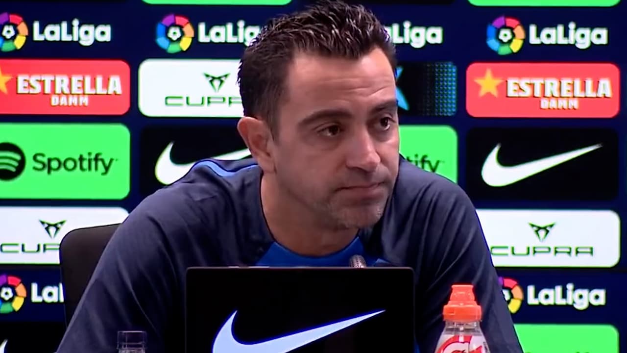 Xavi: "El proyecto esta en construcción y no podemos destruirlo"