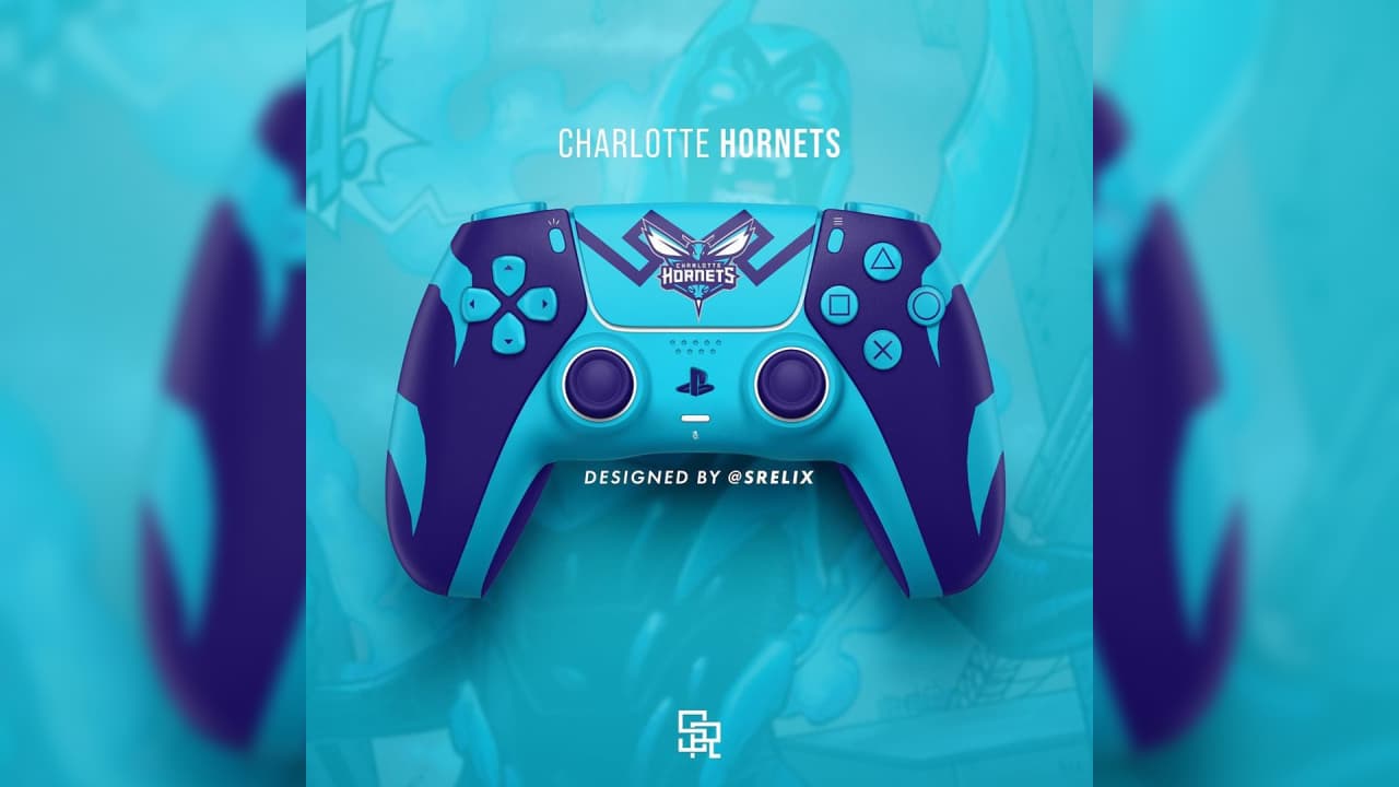 Charlotte Hornets | El famoso artista gráfico, Mikey Halim, fusionó la NBA con los héroes y villanos de los diferentes universos para crear un nuevo concepto de controles para PlayStation 5 y Xbox X. El resultado es simplemente espectacular.