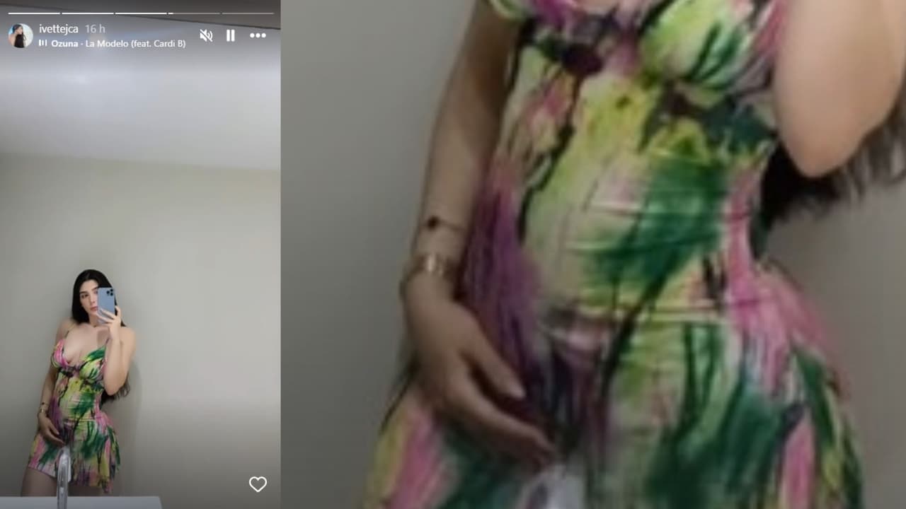 Ivette Camacho, novia de Luis R. Conriquez, publicó esta fotografía en sus historias de Instagram.