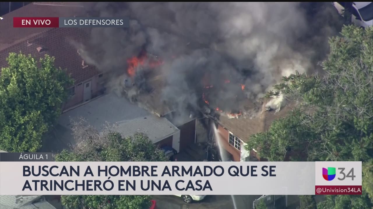 Atrincherado que disparó contra la Policía e incendió una casa murió abatido tras seis horas de confrontación