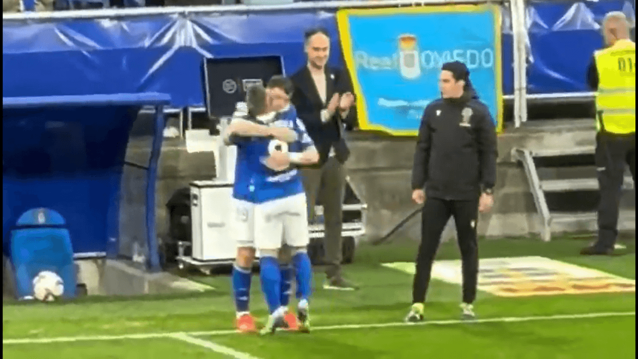 Así fue el debut de Federico Viñas con el Real Oviedo