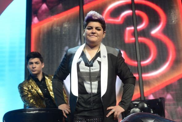 Posando antes de la gala 12.