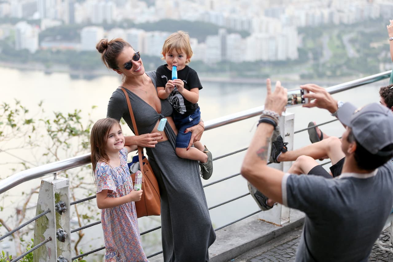 Rio fue el escenario ideal para pasarla en familia.