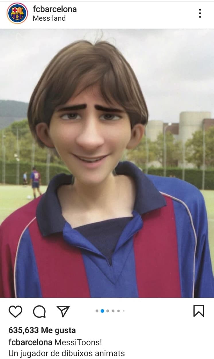 El FC Barcelona le rindió homenaje al número 10 con una serie de ilustraciones.