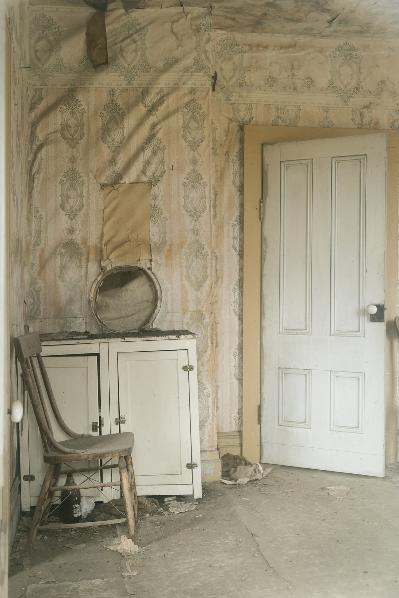 Es un lugar hermoso, triste y espectral.