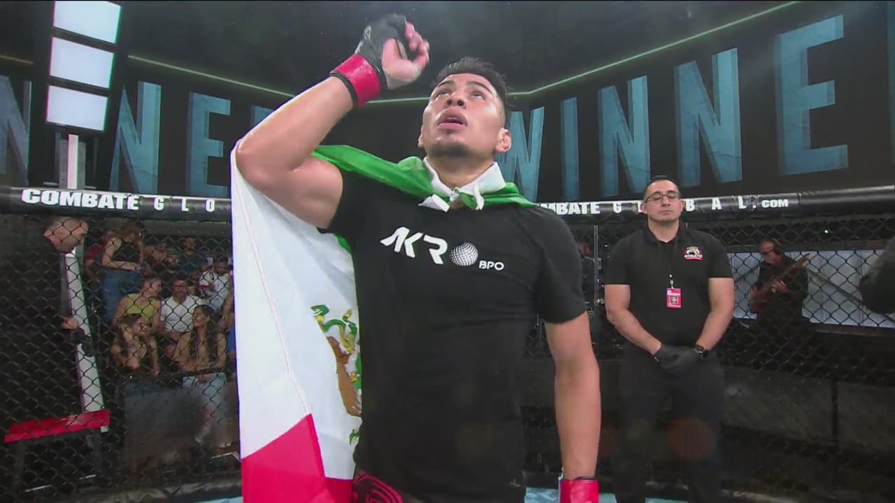 Ismael Zamora derrota a Ramón Vizcarra en una gran noche de Combate Global