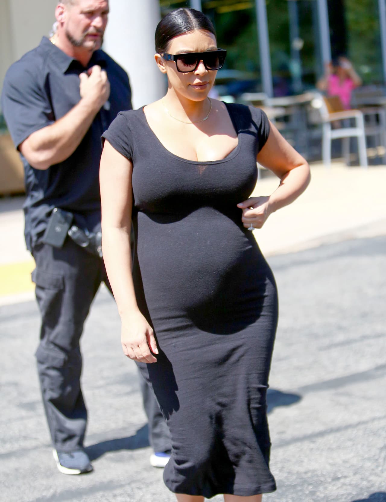 ¡Qué lindo se ve su vientre!