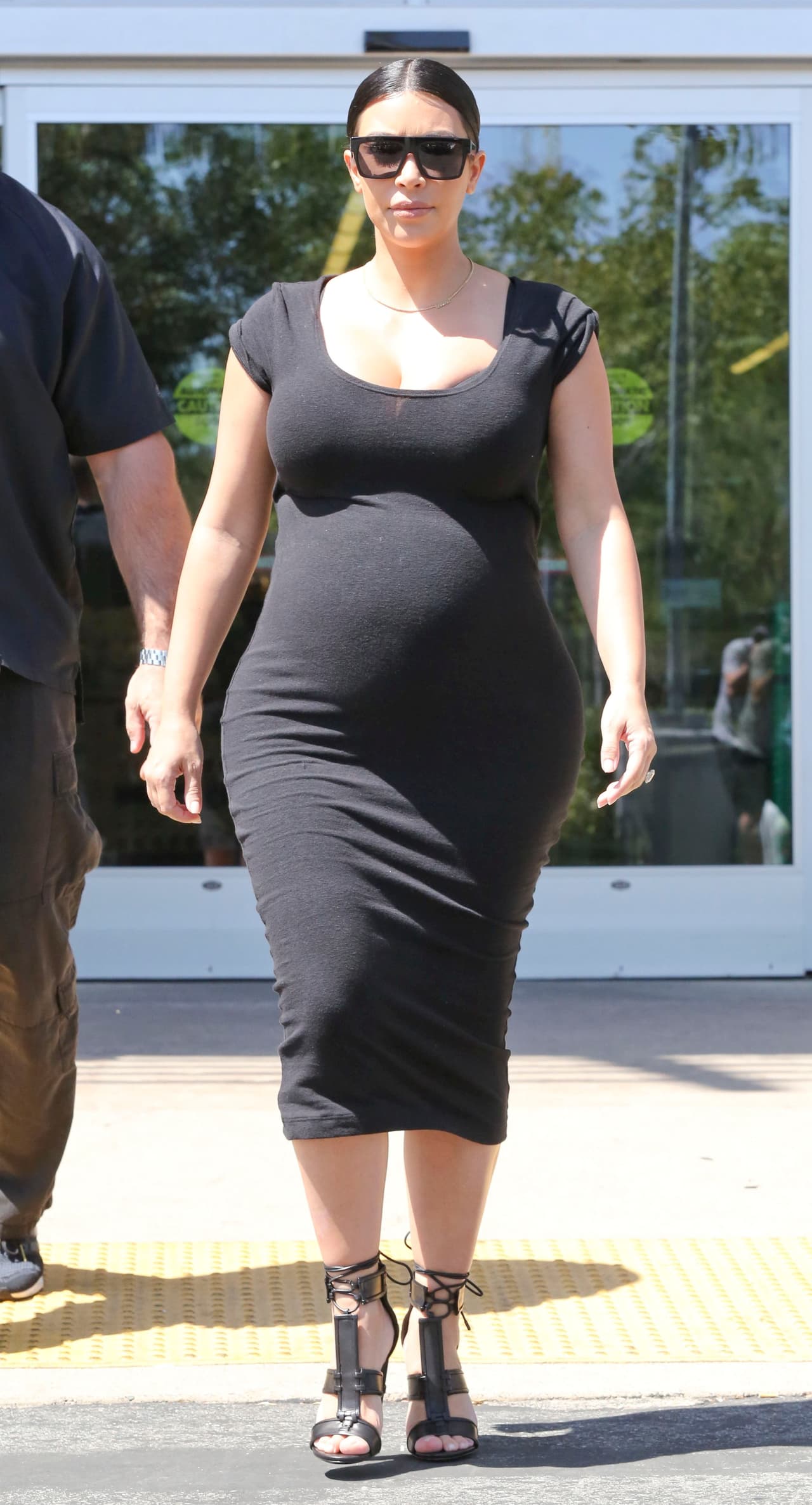 El par grabó otro segmento para su programa de TV.