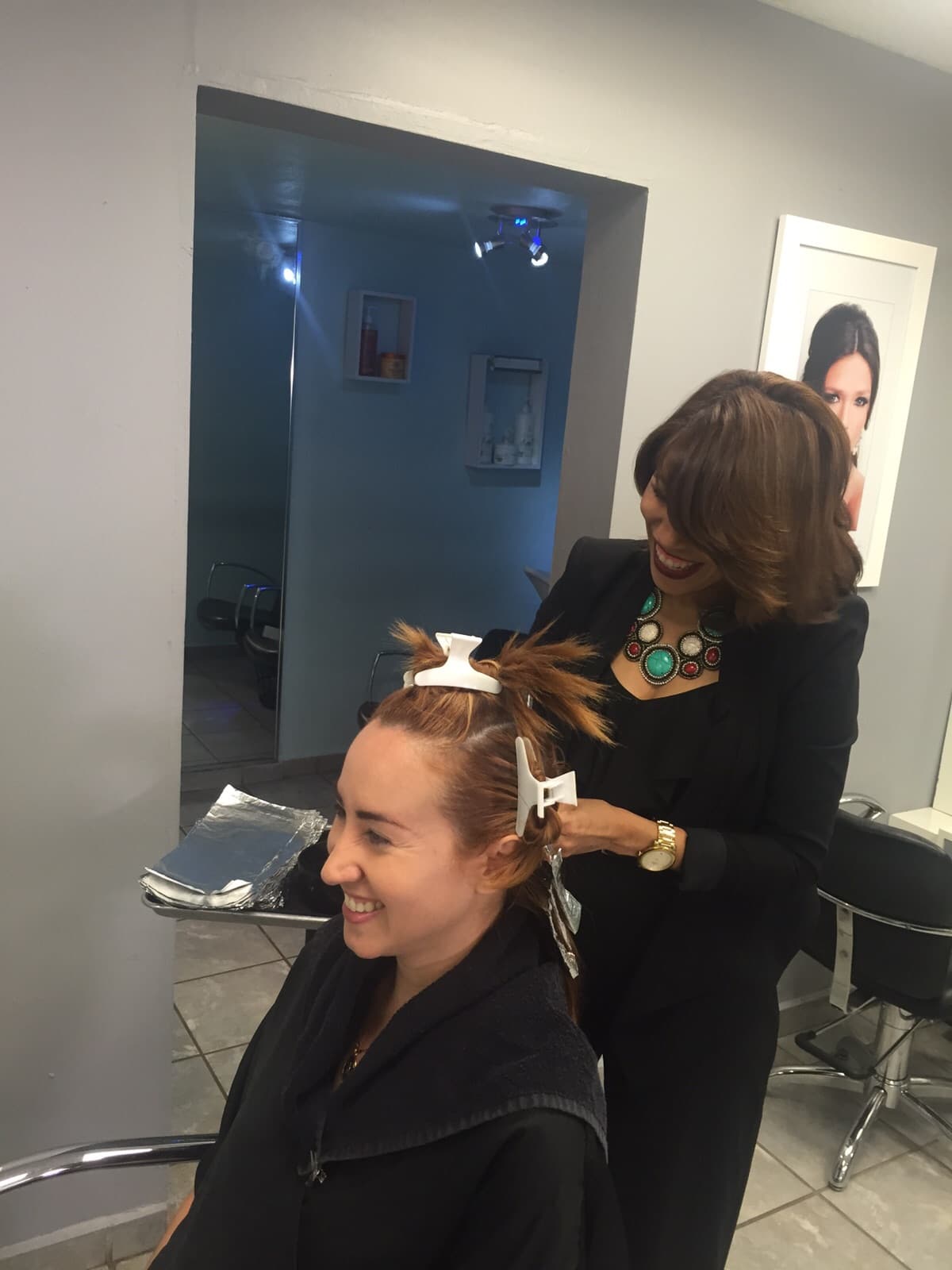 Estaba muy contenta de estrenar nuevo estilo en Los 6 de la Tarde.