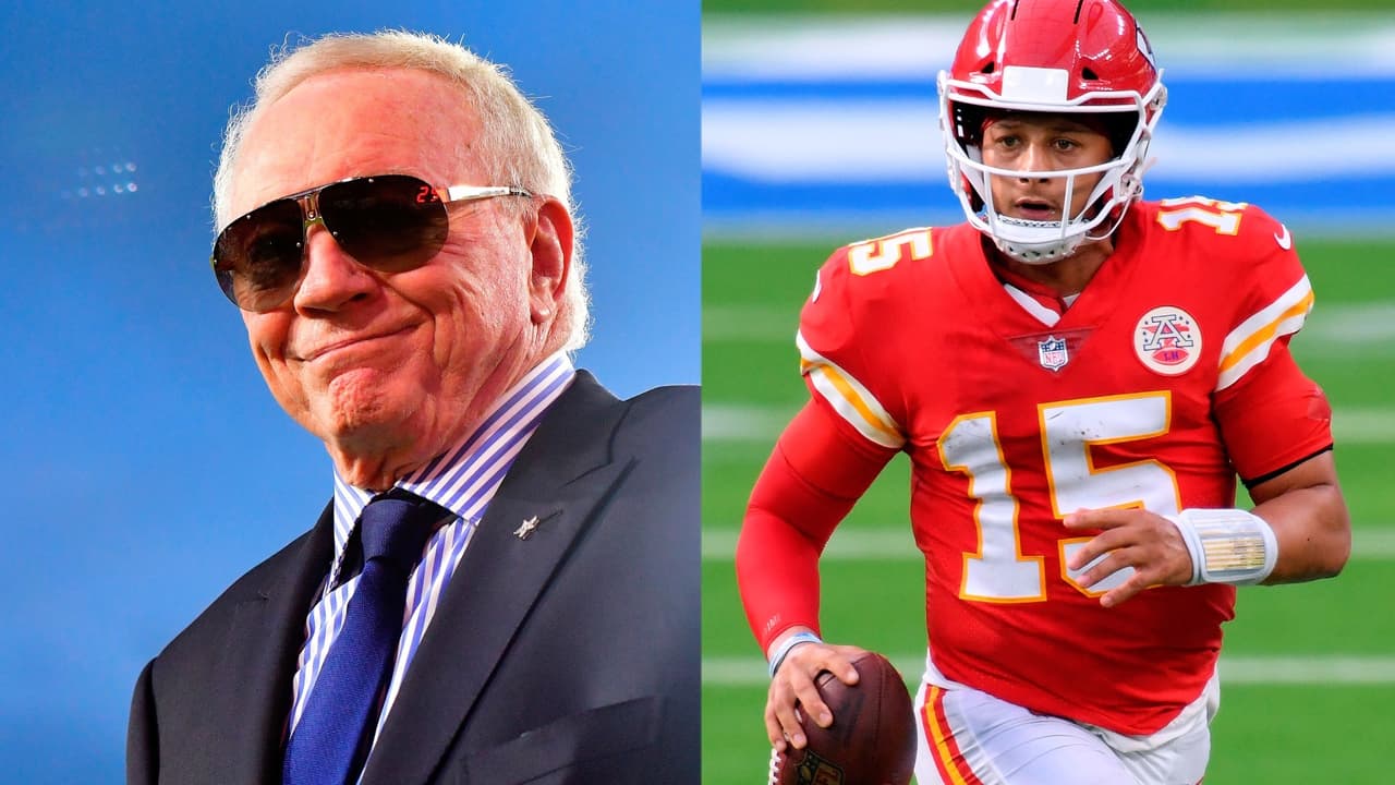 Jerry Jones se compara con Pat Mahomes por su forma de ejecutar en Dallas