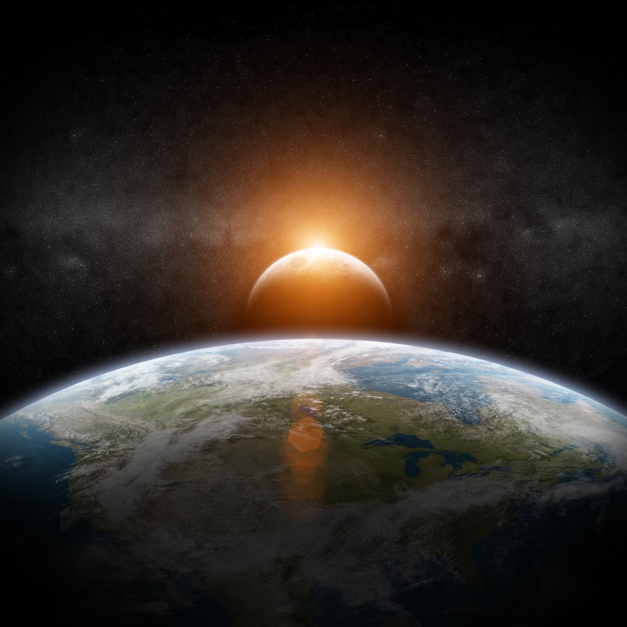 El eclipse de Luna ocurre cuando la Tierra se interpone entre el Sol y la Luna y vemos la sombra de nuestro planeta proyectada en nuestro satélite.
