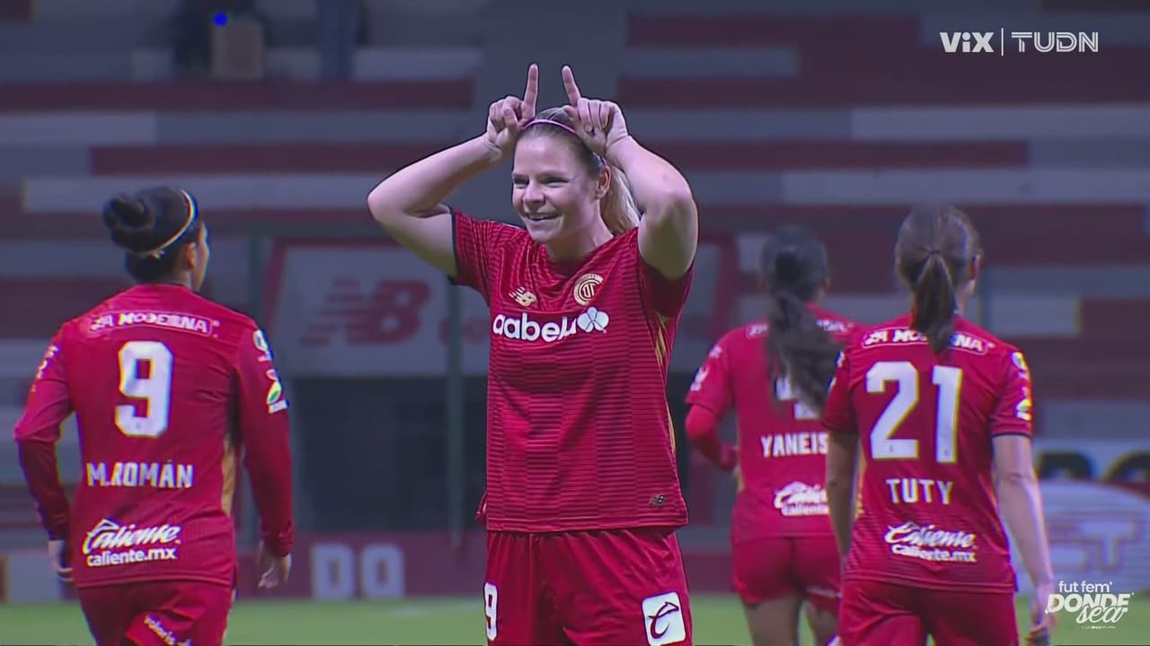 ¡Golazo de las Diablas! Gran definición de Eugenie Le Sommer