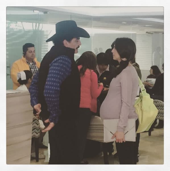 Irán y José Manuel se ponían de acuerdo sobre la escena para que saliera a la perfección.