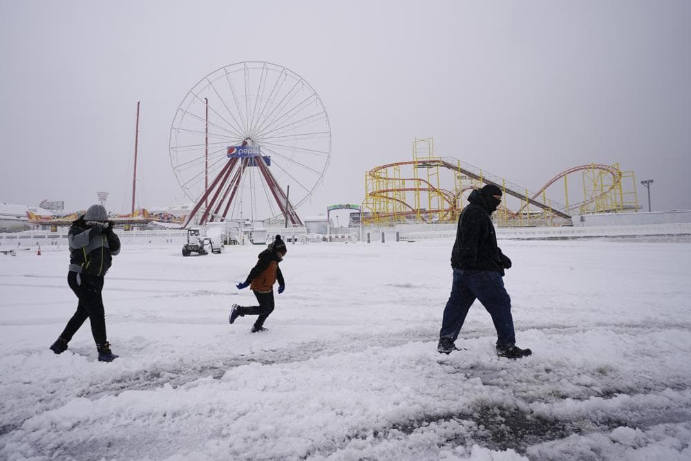 La ciudad de Nueva York y Filadelfia estuvieron lejos de establecer récords históricos, pero aún así se registraron grandes nevadas, con al menos 19 centímetros en el Central Park de Nueva York y en el aeropuerto de Filadelfia.