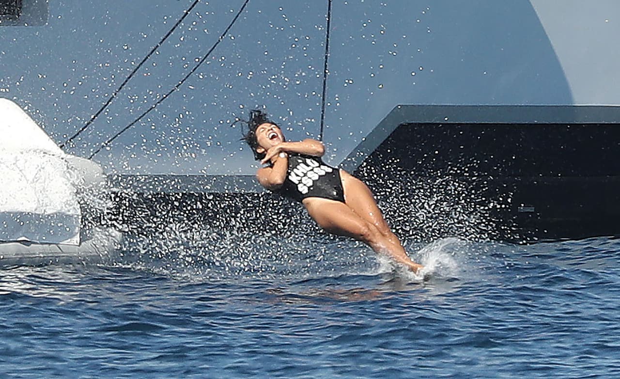 ¡Al agua! Con todo y gritito...