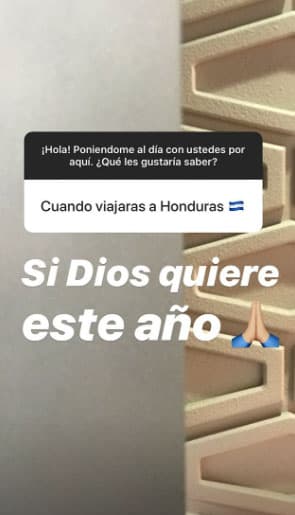 La conductora de Despierta América añora regresar a su país de origen este año. Recordemos que ella ha contado que al salir de Honduras llegó a Miami solo con lo que cabía en su carro.