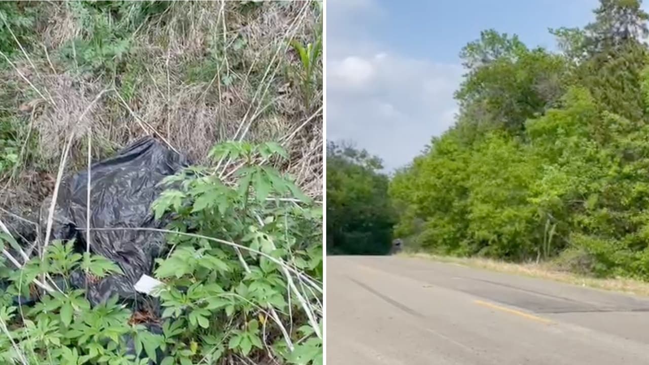 La Policía de Dallas confirmó el 20 de abril, que un
<b>cuerpo hallado en esta carretera del sur de Dallas</b>, correspondía a Juanita Rodríguez. La víctima tenía una herida de bala y estaba envuelta en bolsas de plástico.