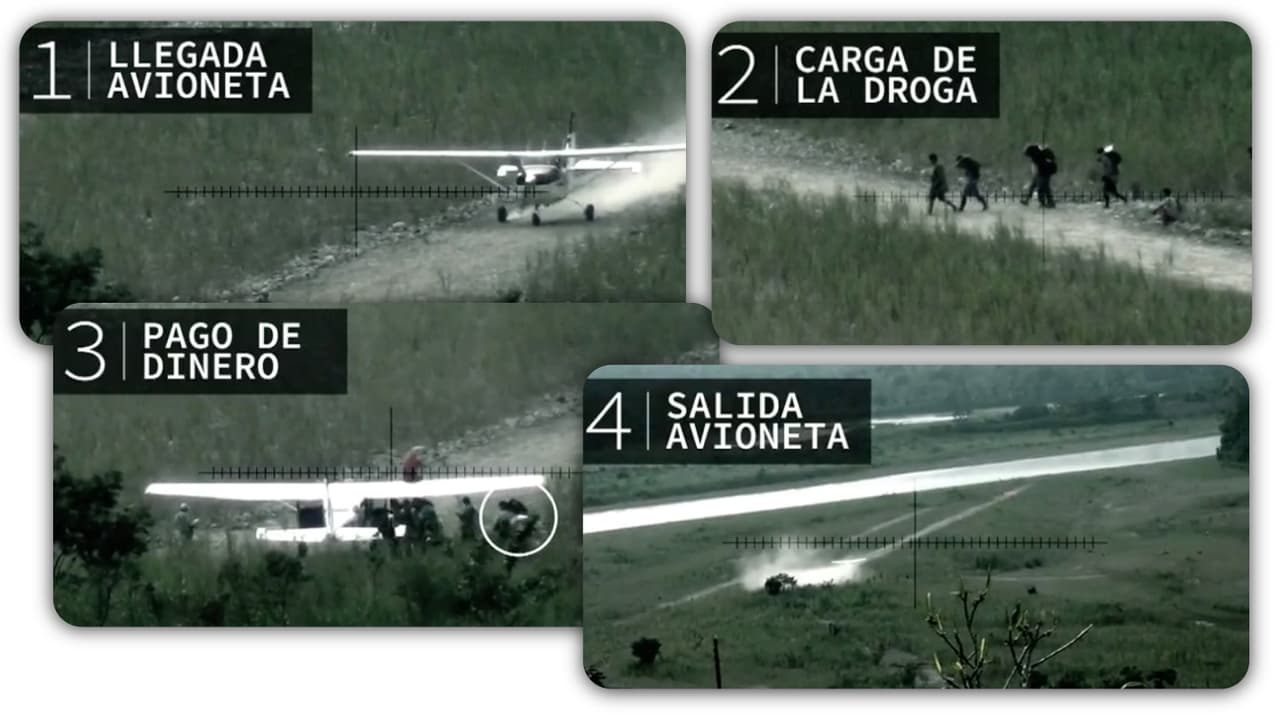 7 minutos:  esto es lo que tarda el narco en cargar 300 kilos de cocaína en una avioneta en la selva central peruana