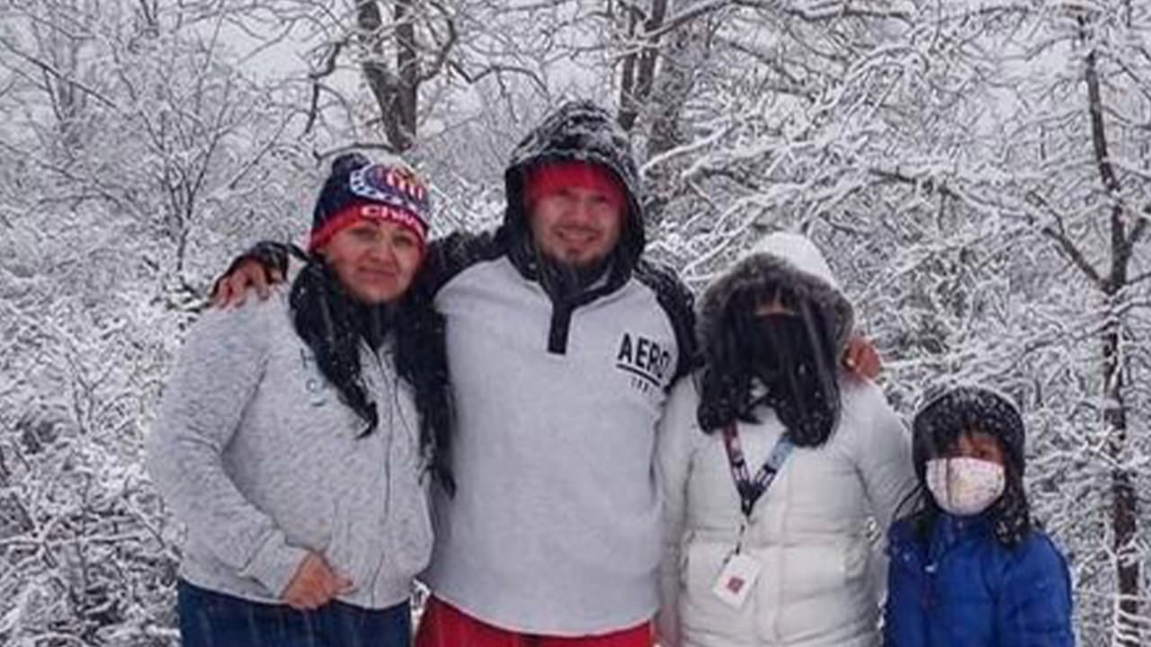 David Cruz se tomó esta foto en Huntsville, Texas junto con su familia.