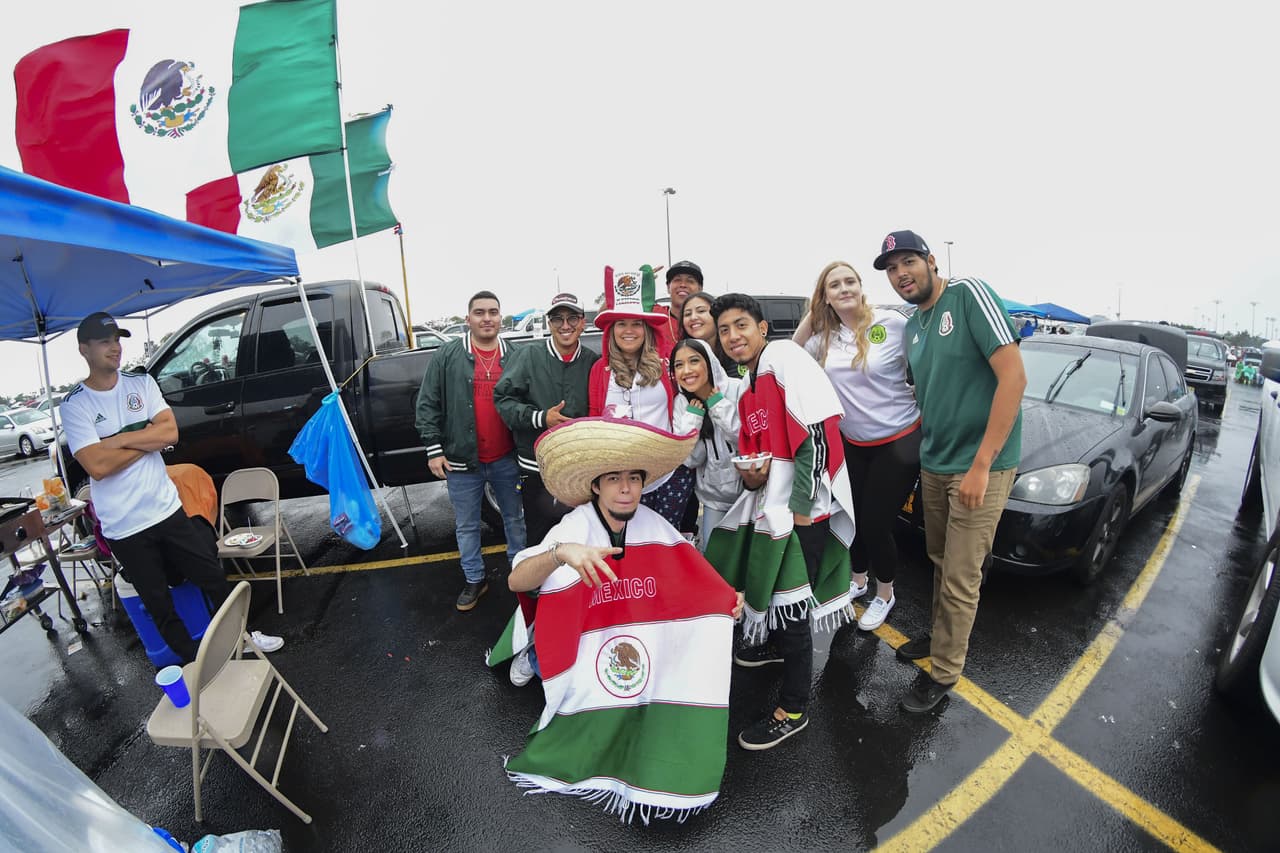Así se encuentra el ambiente en el MetLife Stadium para el ¡Choque de Gigantes!