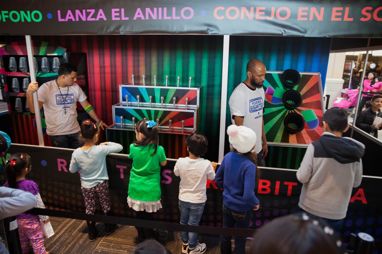 Los juegos de feria fueron una de las actividades favoritas.