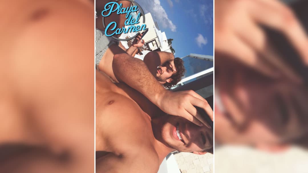 Polo Morín y Lambda García reaparecieron juntos en la playa
