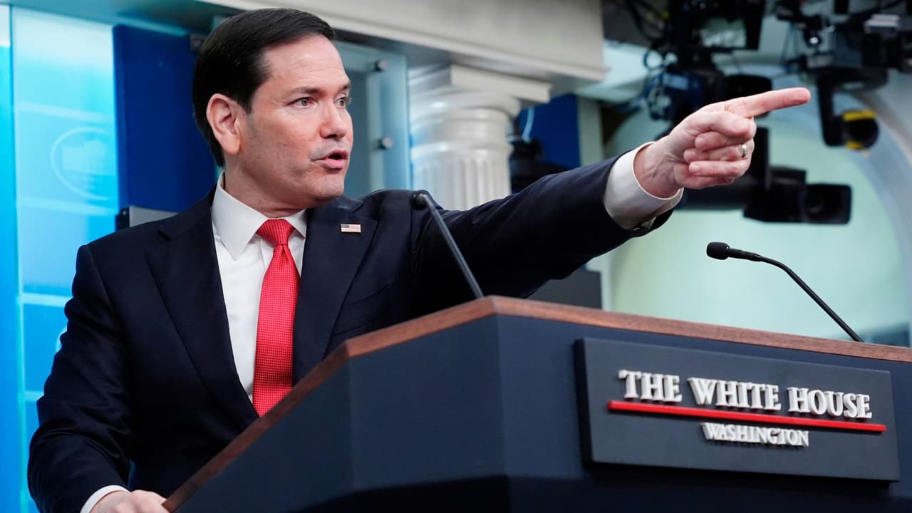 Conferencia de Marco Rubio hoy en la Casa Blanca en EEUU; habla sobre Proyecto Libertad y el estrecho de Ormuz