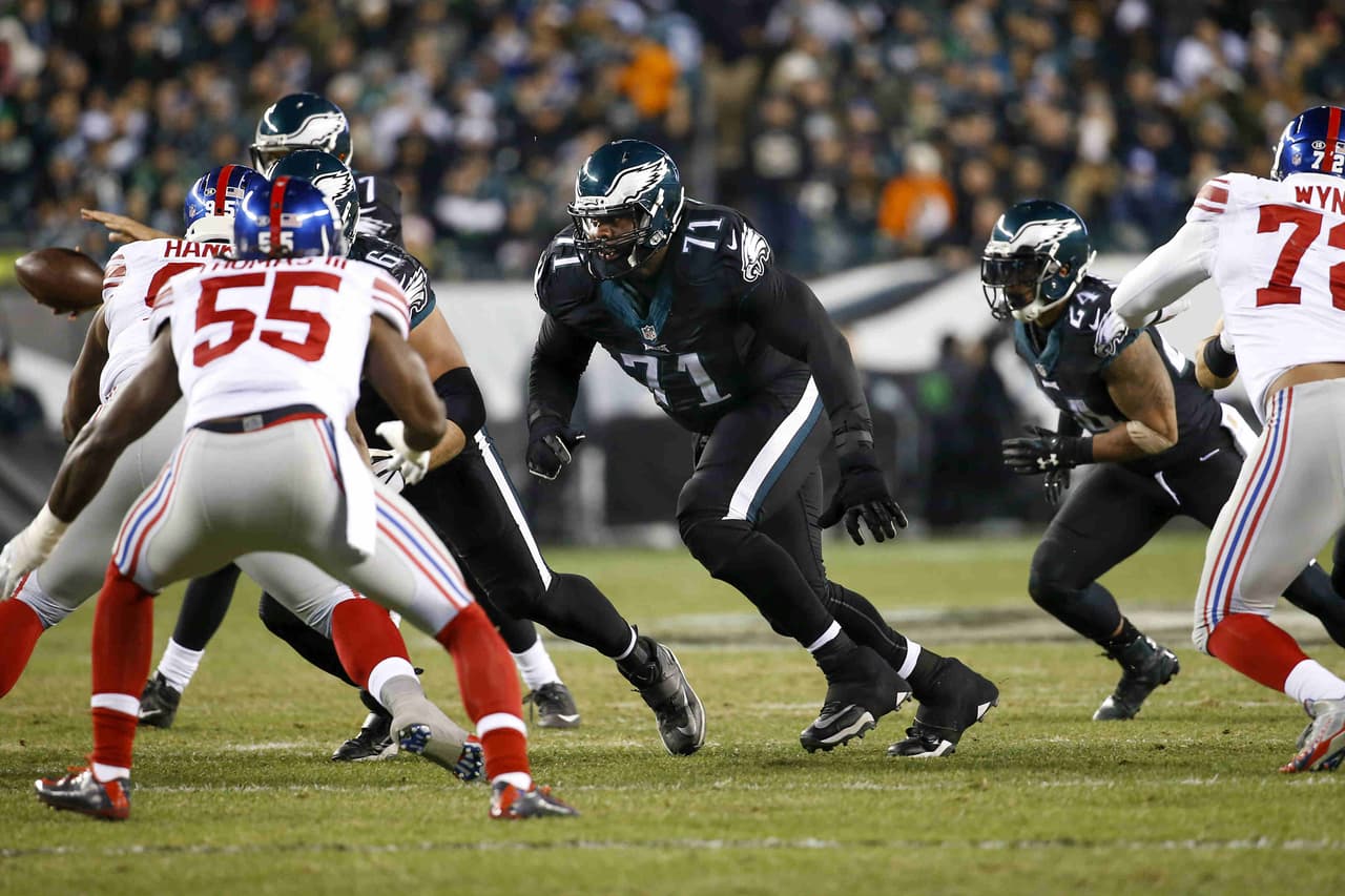 Jason Peters no está lesionado de gravedad, sufrió fuerte golpe en la espalda baja