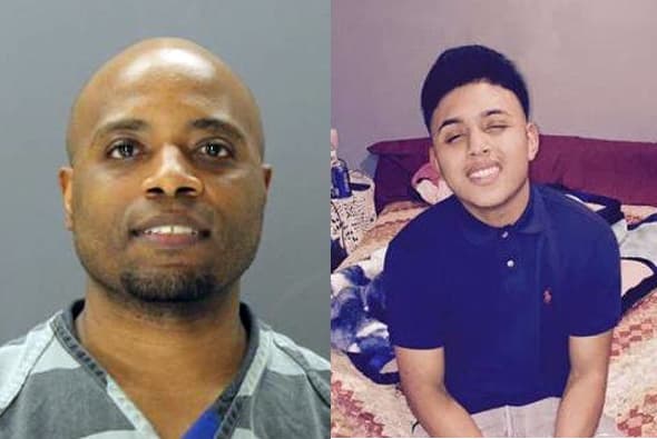 <b>Condenan a policía por asesinato de joven hispano.</b> En un veredicto inusual en casos de abuso policial, un jurado en Dallas encontró el 19 de diciembre a Ken Johnson, expolicía de Farmers Branch (izquierda), 
<a href="https://www.univision.com/dallas/kuvn/noticias/abuso-policiaco/declaran-culpable-a-expolicia-texano-acusado-de-matar-a-un-joven-hispano">culpable de la muerte de José Cruz </a>(derecha), de 16 años, y de agresión agravada en contra de Edgar Rodríguez. Los adolescentes estaban robando asientos del auto de Johnson cuando este, que no estaba de guardia, los persiguió en auto y luego disparó múltiples veces en marzo del 2016.