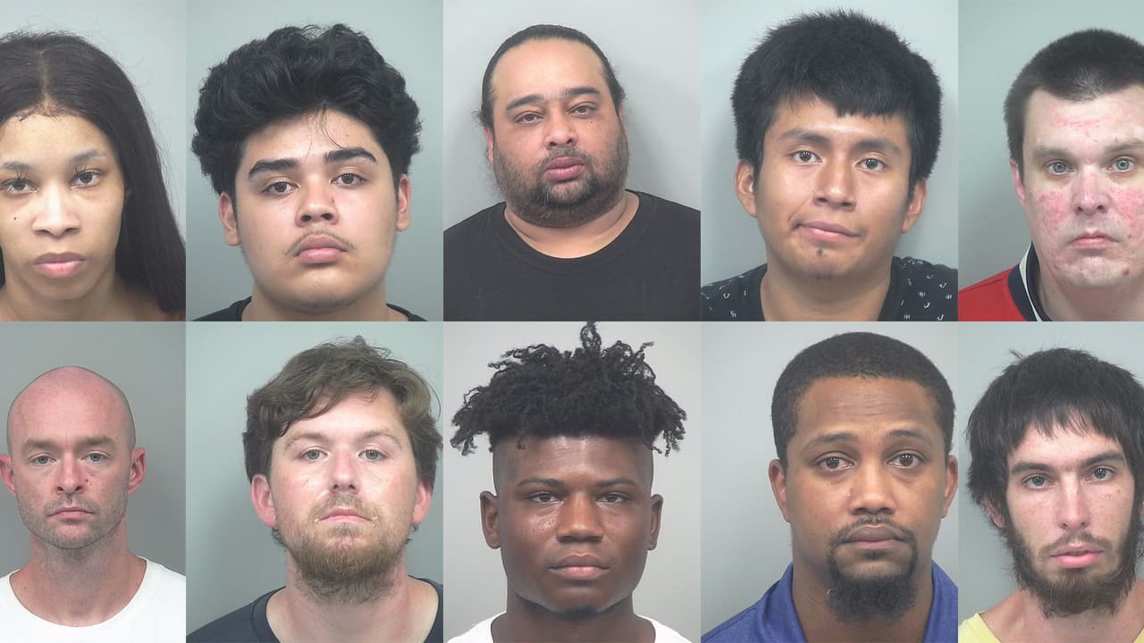 Las autoridades difundieron las fotografías de los 10 personas acusadas de delitos graves en el condado de Gwinnett. En la lista destacan 3 hispanos.